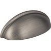 Elements 2981BNBDL Florence Collection Pull, Brushed Pewter