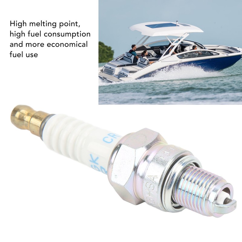 Outboard Engine Spark Plug Aluminium Alloy High Melting Point Boat