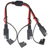 14AWG DC SAE 1 to 2 Automotive Extension Cable with