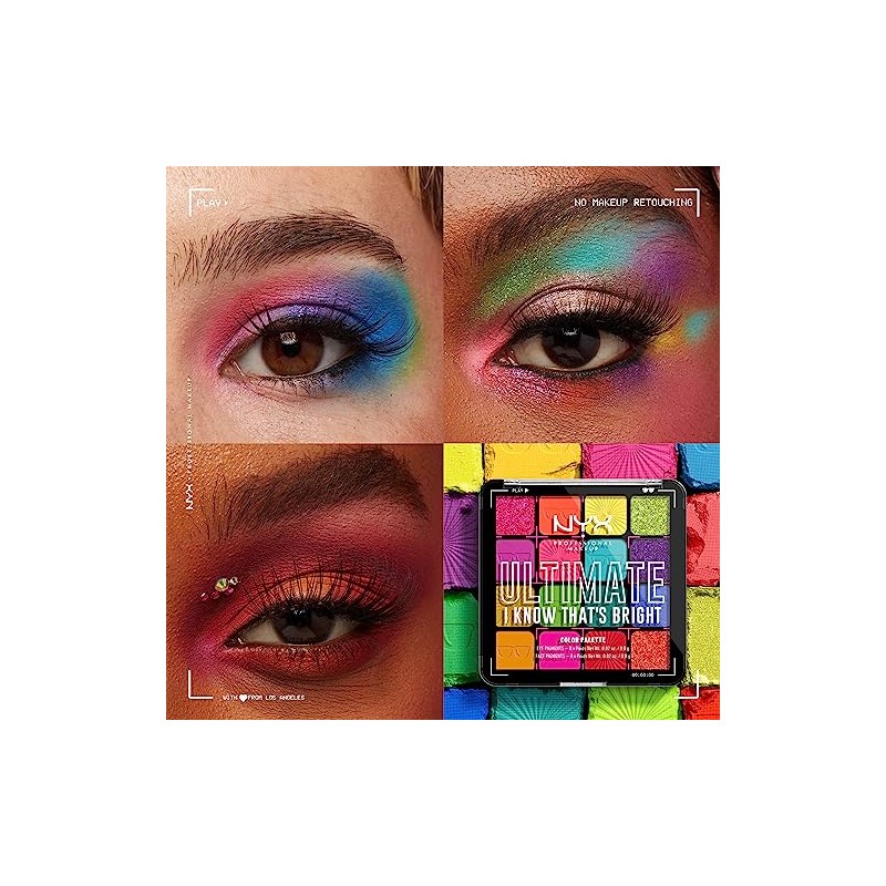 NYX PROFESSIONAL MAKEUP, Paleta de Sombras Definitiva, Paleta de Sombras
