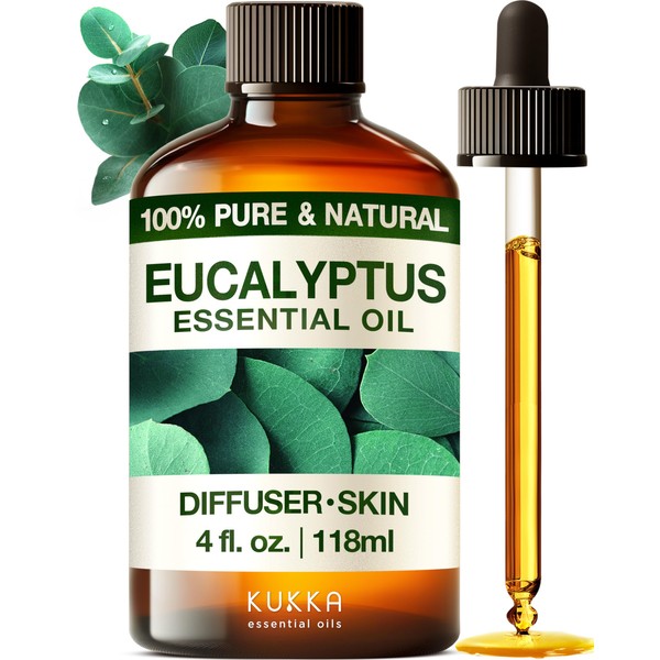 KUKKA essential oils Jasmine Essential Oil for Diffuser & Eucalyptus