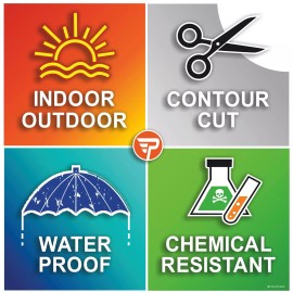 ProSticker Diesel Only Decal Gasoline Only Stickers 10 Pk Labels for fuel 3" ProSticker 180