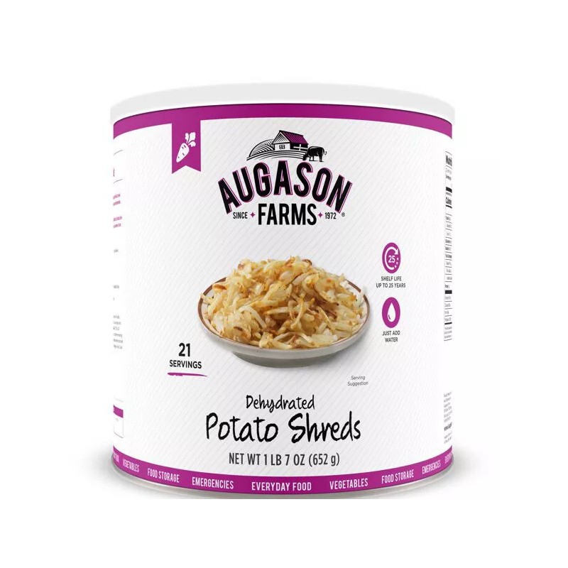 Augason Farms Dehydrated Potato Shreds Prepper Emergency Food Storage Camping