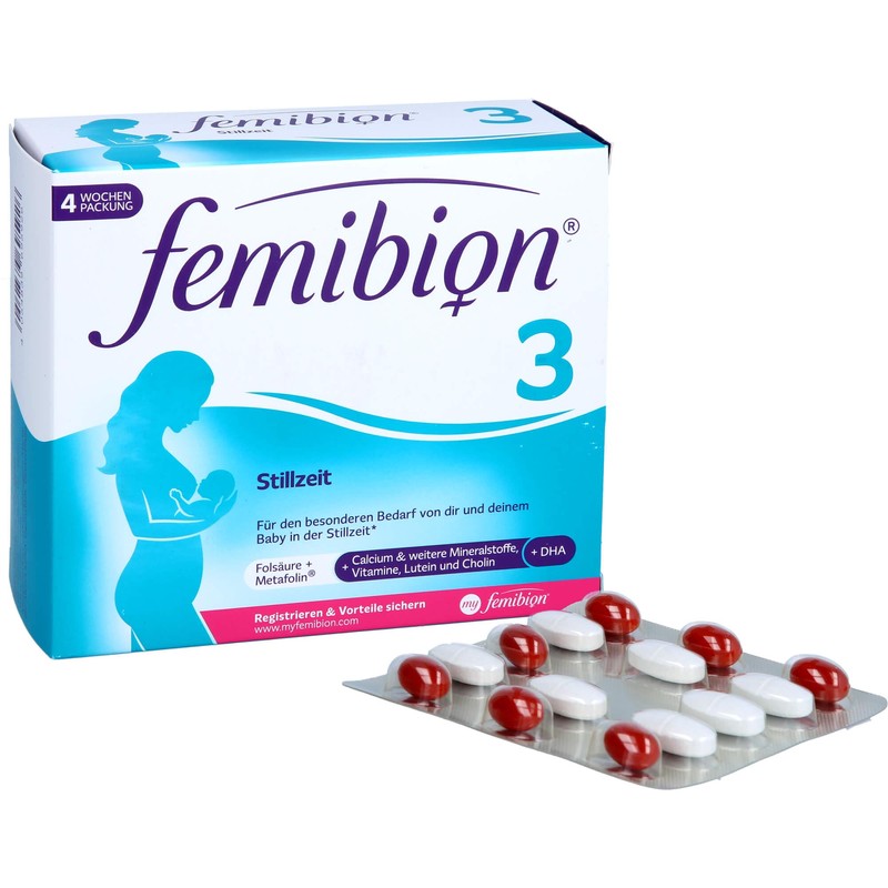 Femibion 3 Breastfeeding Tablets 4 Weeks Pack of 56