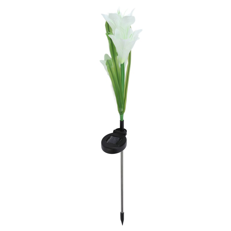 Solar Powered Flower Lights Waterproof Outdoor Solar Garden Stake Lights