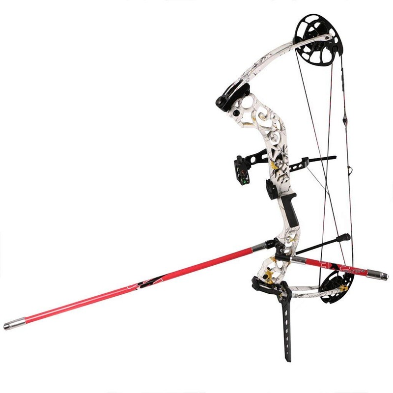 Archery Single Side V-Bar Quick Disconnect Mount Adjustable Bow Rod