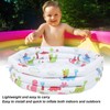 Inflatable Kiddie Pool PVC 31.5 Inch Cartoon Dinosaur Round Outdoor