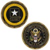 U.S. Army Yellow Ring Challenge Coin