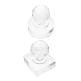 SAFIGLE 2pcs Eyeshadow Stamper for Palette Repair Makeup Tool Square Round Molds Efficient Versatile