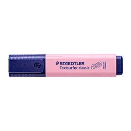 STAEDTLER Textsurfer Classic 364 Edition - Rotulador de colores (punta biselada, 1 a 5 mm), color carmesí claro