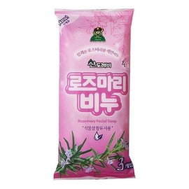 JQ 산도깨비 비누 3P(로즈마리) Sandokkaebi Soap 3P (Rosemary)