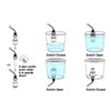 5pcs PP Plastic Float Switch Water Tank Pool Liquid Level