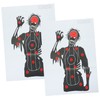 Kichvoe 2 Sheets Reusable Body Spot Training Paper High Visibility