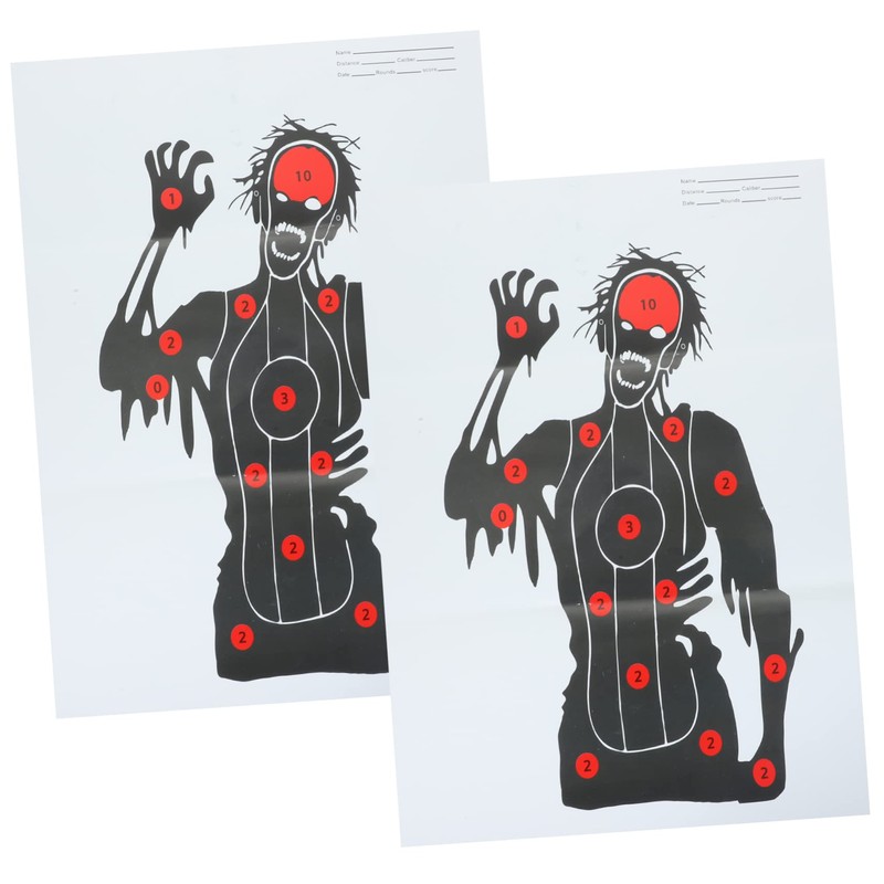 Kichvoe 2 Sheets Reusable Body Spot Training Paper High Visibility