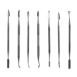 ToolTreaux Stainless Steel Wax Carver Spatula Tips Pick Set Crafting Tools 7pc