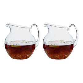 Lily's Home Shatterproof Plastic Pitcher, the Large Capacity Makes it Excellent for Parties (2 Pack - 100 oz)