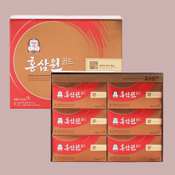 CheongKwanJang Red GinsengWon Gold Parents’ Holiday Gift 50mlX60 Packets, 50mlX60 Packets / 정관장 홍삼원 골드 부모님 명절 선물 50mlX60포, 50mlX60포