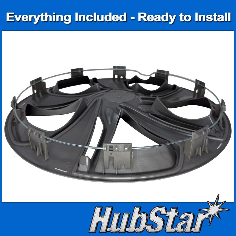 HubStar Premium Hubcap Replacement for Honda Civic 2016-2024, 16-inch Replica