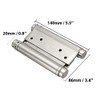 Pair of 6" Stainless Steel Cafe Saloon Door Swing Self
