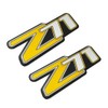 Two Pcs Z71 Emblems Aluminum Badge Sticker Rear Liftgate Side