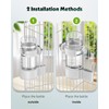 Pawfly Bird Water Dispenser, Automatic Water Feeder, Plastic Cage Water