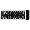 EmbTao Give Respect Get Respect Patch Embroidered Morale Biker Badge