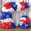 Red White and Blue Balloons Garland Arch Kit 164pcs Balloons