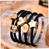 FOMIYES 5pcs Elastic Hair Bands Ties Ponytail Holder Fashion Headbands