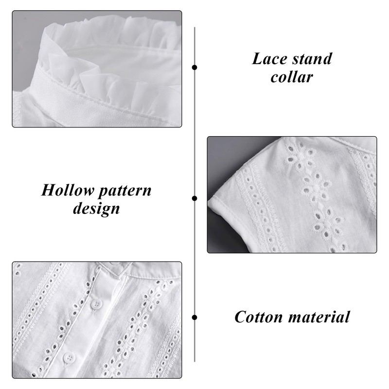 2 Pieces Of Fake Collars For Women, Versatile Decorative Collars,