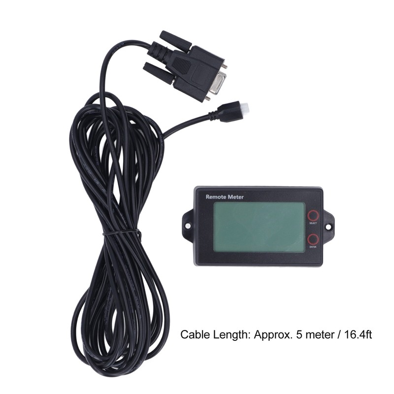 Solar Controller LCD Display Screen Solar Charge Remote Meter with