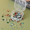 Luxiremi Small Square Clear Plastic Organizer Boxes,6pcs Mini Clear Plastic