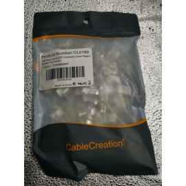 CableCreation Cat6 RJ45 Ends 100-PACK Cat6 Connector, Cat6 / Cat5e RJ45 Cable