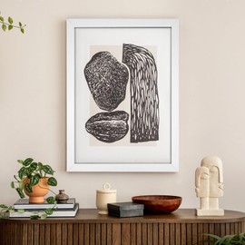 Gentpovth White DIN A4 21 x 29.7 cm Elegant Picture Frame, Robust Construction and Timeless Design, Protect Your Pictures from Dust and Damage, for Living Room, Bedroom, Office, Gifts