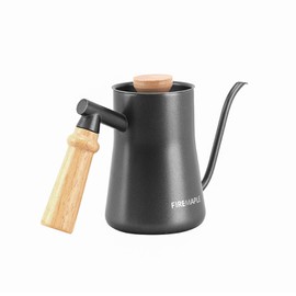 Fire-Maple Orca Coffee Pot Kettle 12oz- Stainless Steel Hand Brewing Coffee Pot with Semi-Circular Handle, Coffee Kettle Tea Pot for Home, Office, Camping, Hiking