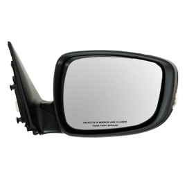 TRQ Right Mirror with Housing Turn Signal Passenger Side Compatible with 2011-2013 Hyundai Elantra 2013 Elantra Coupe HY1321178