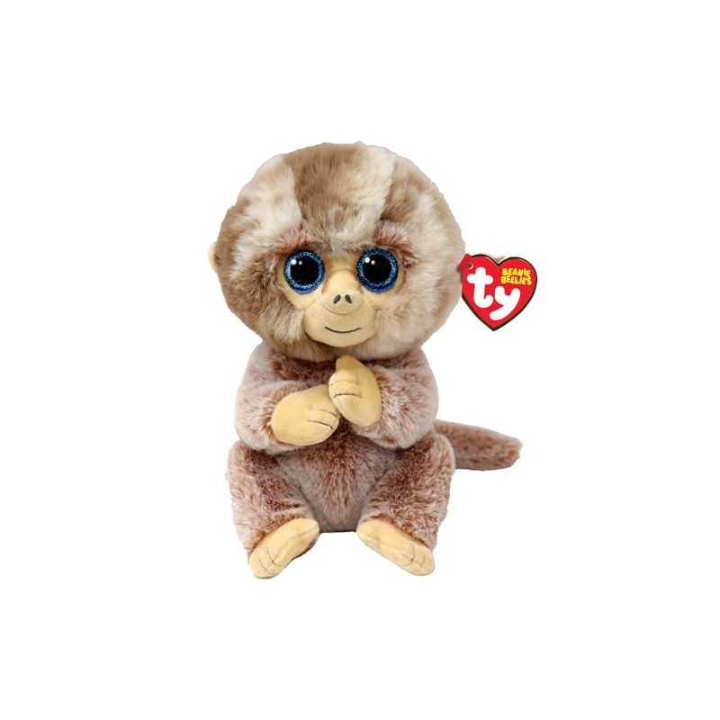 TY Stubby Monkey Beanie Bellies Medium 24cm - Squishy Beanie