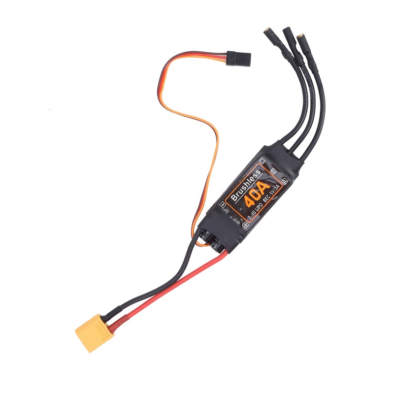40A Brushless ESC Speed Controller 5V/3A BEC Output for RC