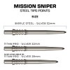Mission Sniper Points Titanium Pro Silver 32 mm