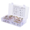 CHILDWEET 40pcs Pipe Clamp Double Wire Hose Clamp Bolt Wire
