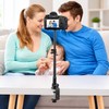 Adjustable C Clamp Extension Rod for Photography – 28–46 cm