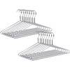 60 Quality Hangers Heavy Duty Metal Suit Hanger Coat Hangers