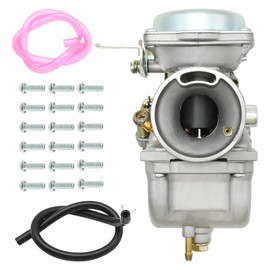 JUUDDENPARTS Carburettor Carb with Float Bowl Cover Bolts, Replacement for Honda CBR125R 2004 2005 2006 Carb Kit, Replace 93500040080H, 93500040121H