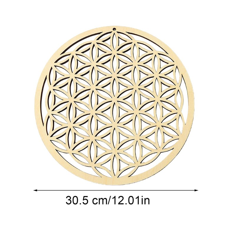 Sacred Geometry Decor - Flower of Life Wall Art,Wood Sacred