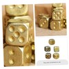 Abaodam Exquisite Small Dice, Pure Copper Unique 6 Sided Dice,
