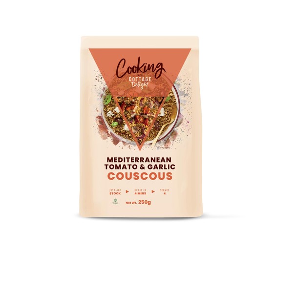 Cottage Delight - Mediterranean Tomato and Garlic Couscous, 250g