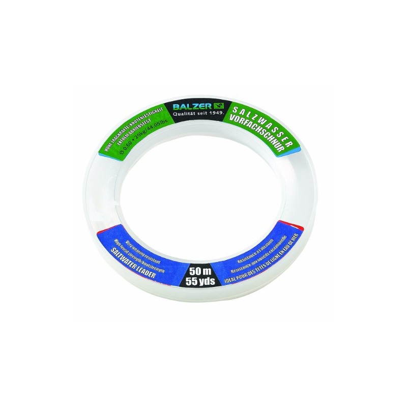 Balzer Saltwater leader line 50 m 0,60 mm
