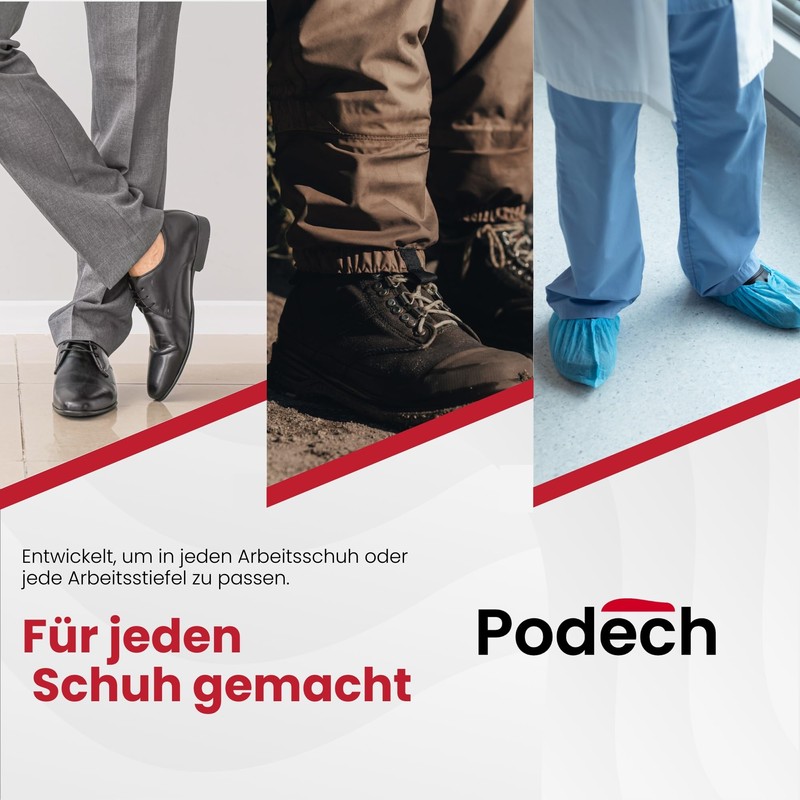 Podech Antistatic Gel Insoles with Guide - ESD Work Insoles