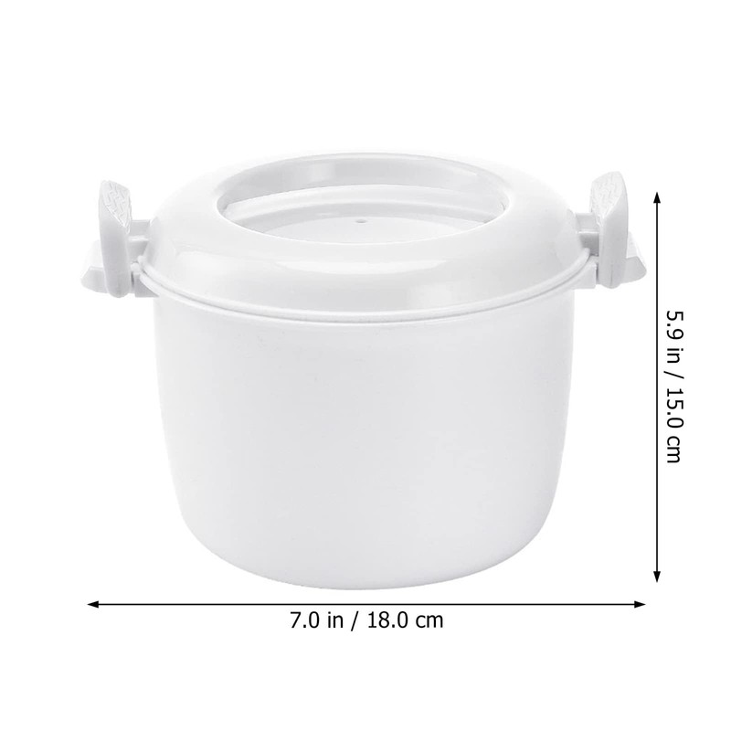 Microwave Rice Cooker Small: Microwave Steamer for Vegetables- Microwave Pressure