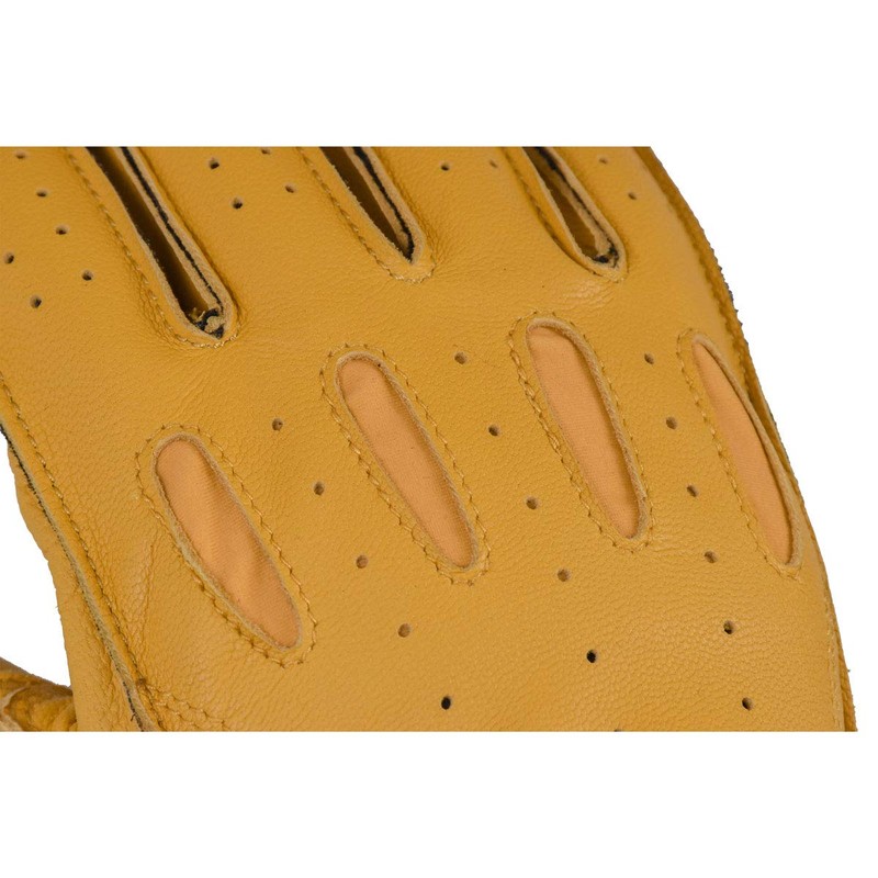 [コミネ] バイク用 グローブ ヴィンテージショートレザーグローブ ブラウン M GK-161 971 春夏秋向け 本革