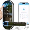 Keyless Entry Fingerprint Digital Smart Lock with Handle & Keypad: